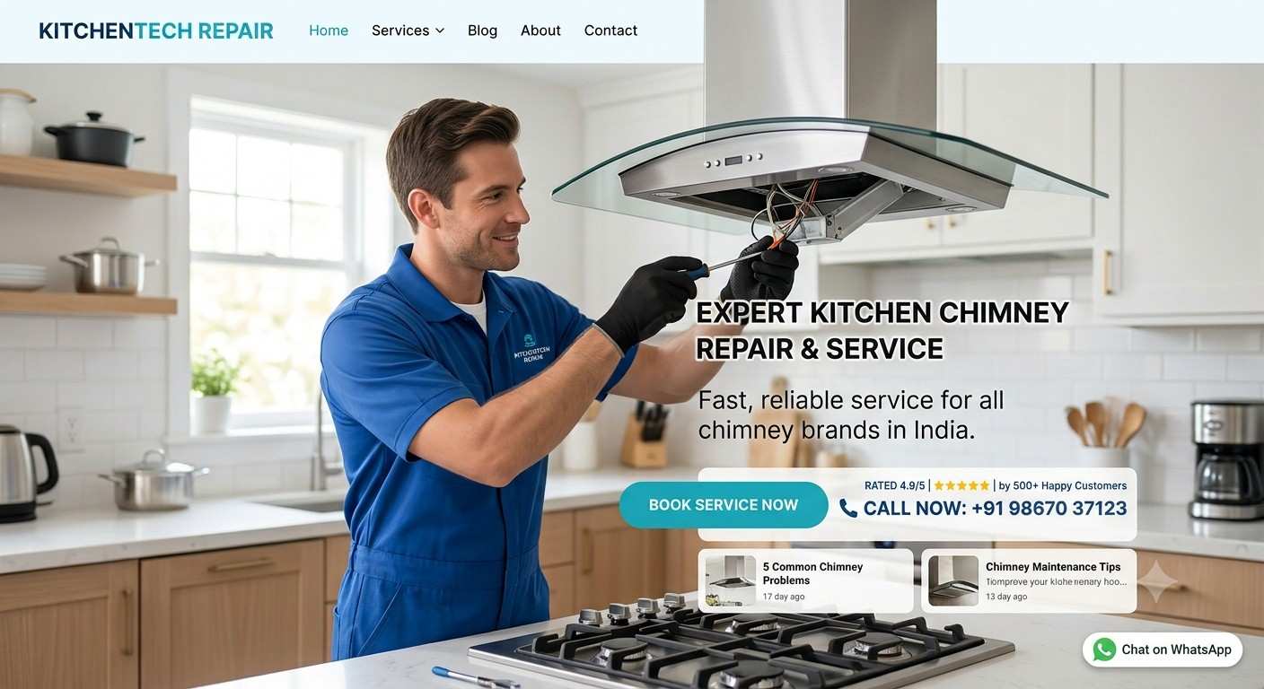 Kitchen chimney repair guide featured image