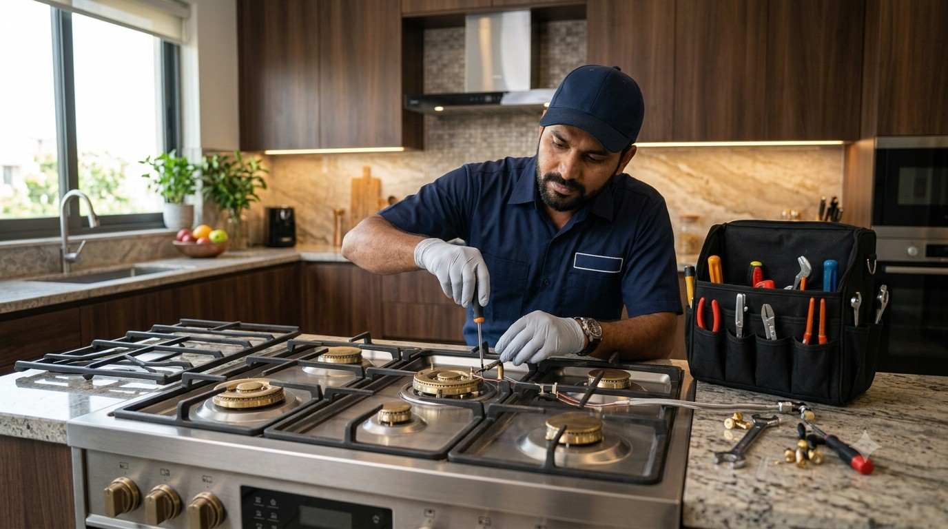 Cooking range repair in Goregaon by a trained technician