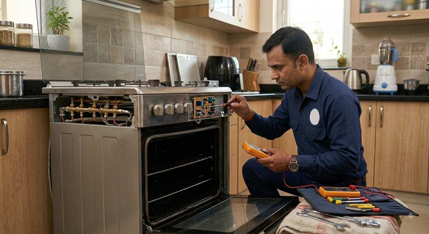 Kandivali kitchen appliance repair technician team ready for service