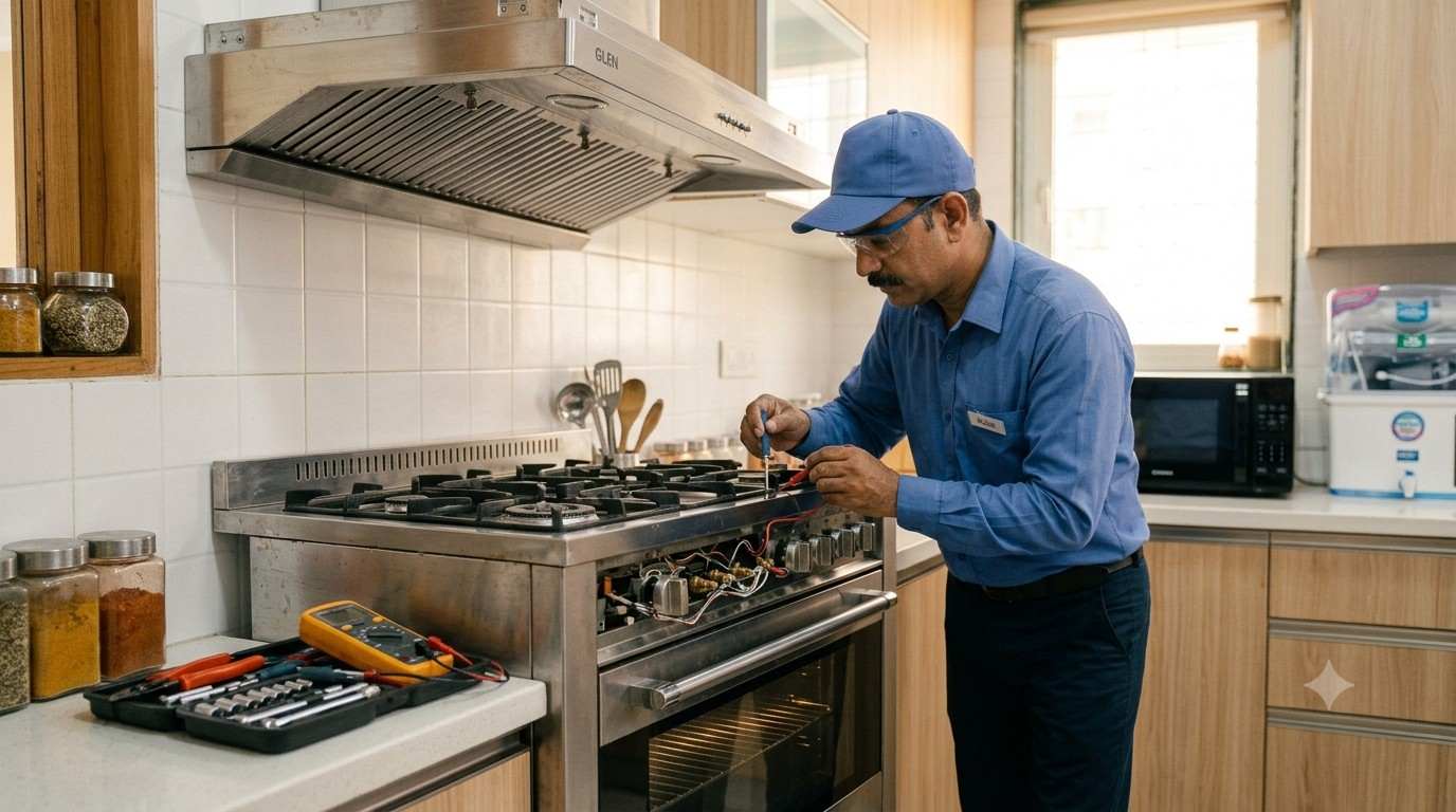 Cooking range repair service Santacruz Mumbai